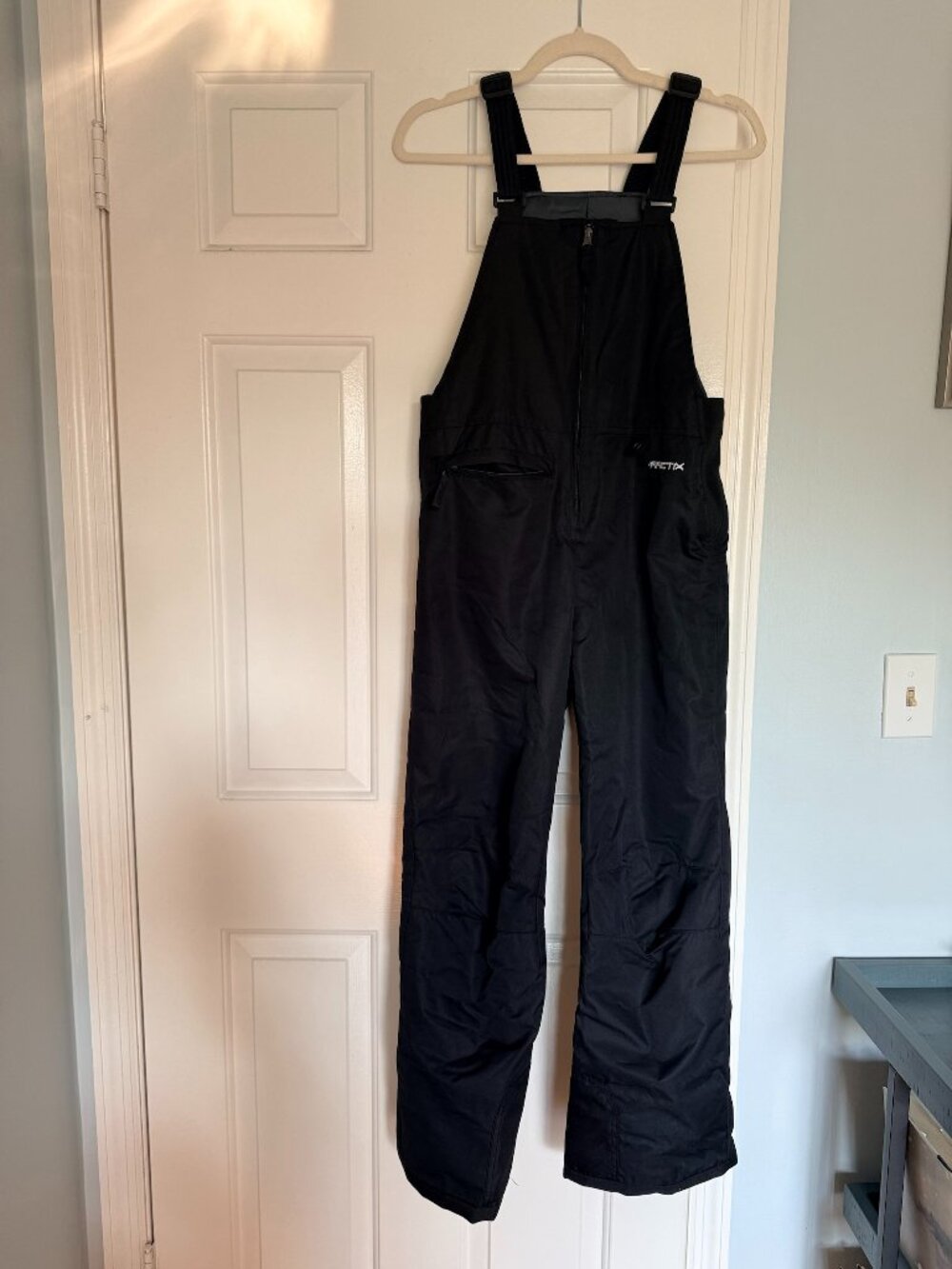 Arctix Kids Snow Bibs Size L Black Insulated Ski Pants